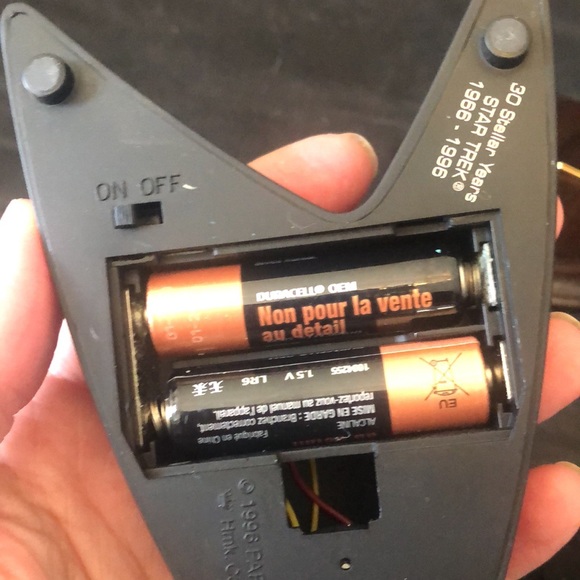 Star Trek 1996 metal cast starship Enterprise with sound EUC no box - Picture 3 of 6